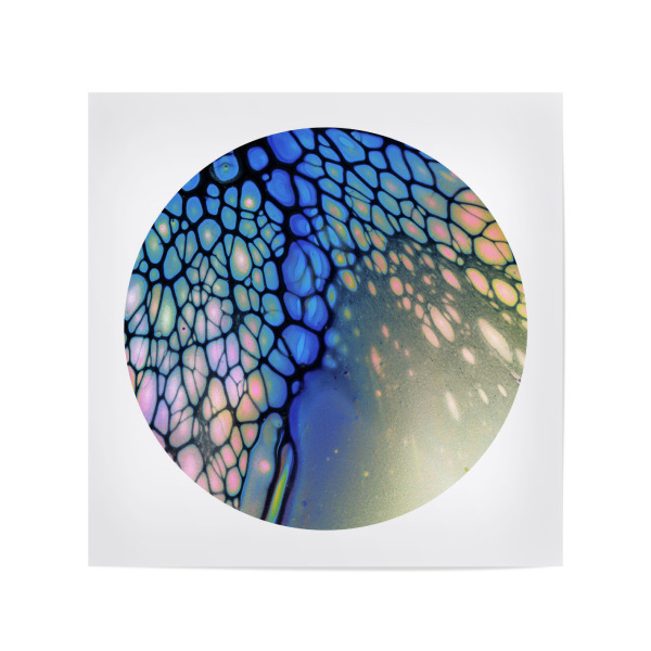 Poster 20x20 cm "Blue Wing - the Cells" artboxONE - Abstrakt