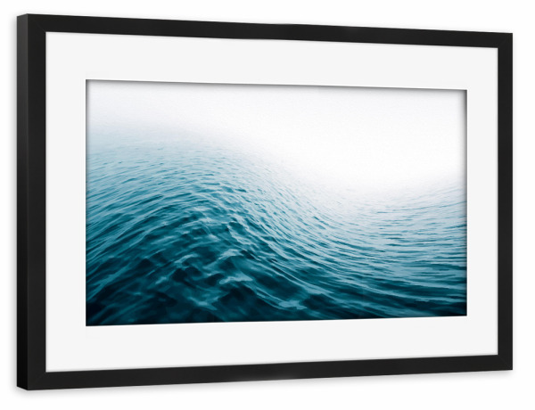 Poster mit Rahmen schwarz "Some Waves" artboxONE - Natur,Abstrakt,Reise / Strand und Meer