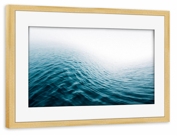 Poster mit Rahmen kiefer "Some Waves" artboxONE - Natur,Abstrakt,Reise / Strand und Meer
