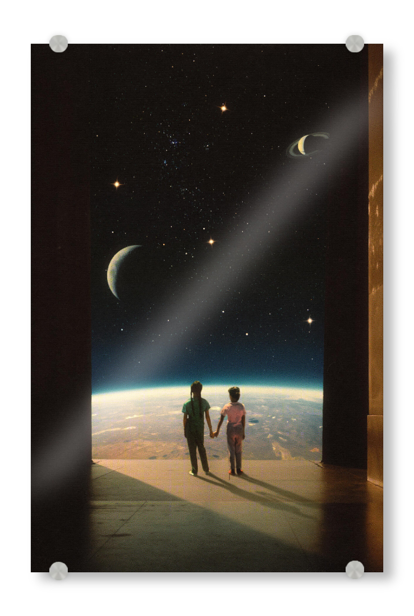 Acrylglasbild "Sisters" artboxONE - Architektur,Fiktion,Galaxy