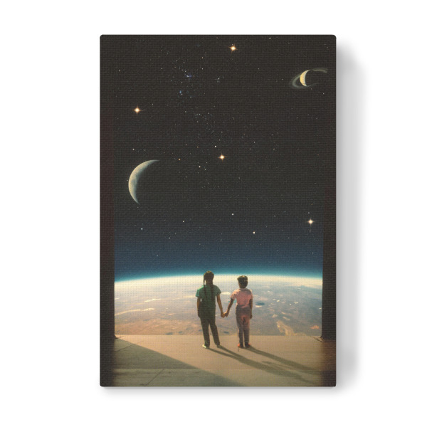 Leinwandbild "Sisters" artboxONE - Architektur,Fiktion,Galaxy