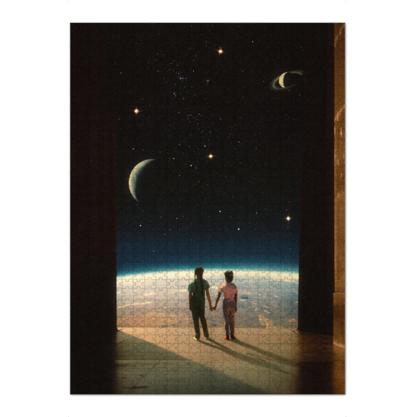 Puzzle Ravensburger "Sisters" artboxONE - Architektur,Fiktion,Galaxy
