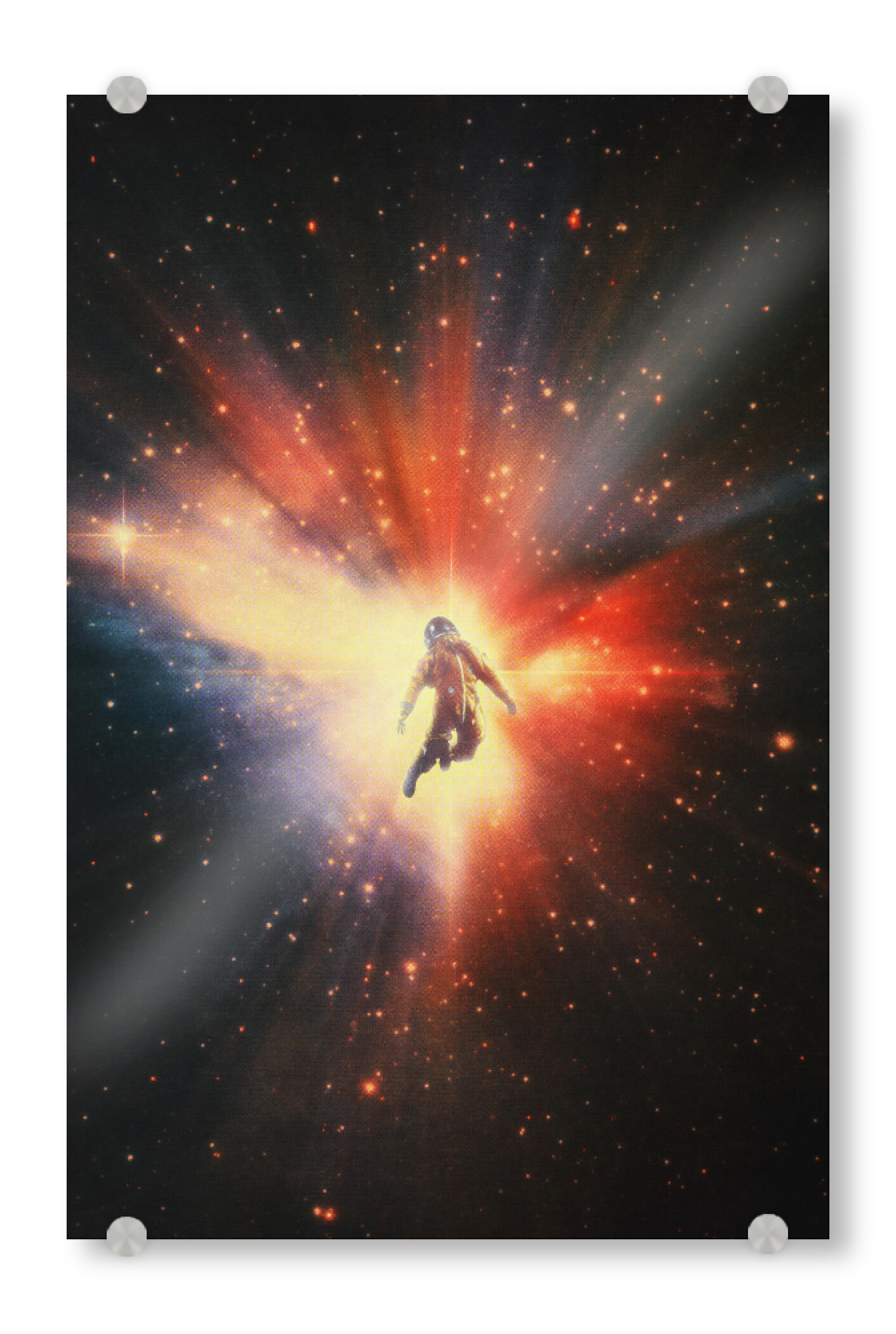 Acrylglasbild "The Creation" artboxONE - Menschen,Fiktion,Galaxy