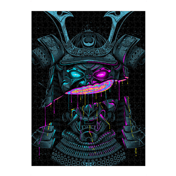 artboxONE Puzzle "Samurai mask liquid cut" artboxONE - Städte / Tokio