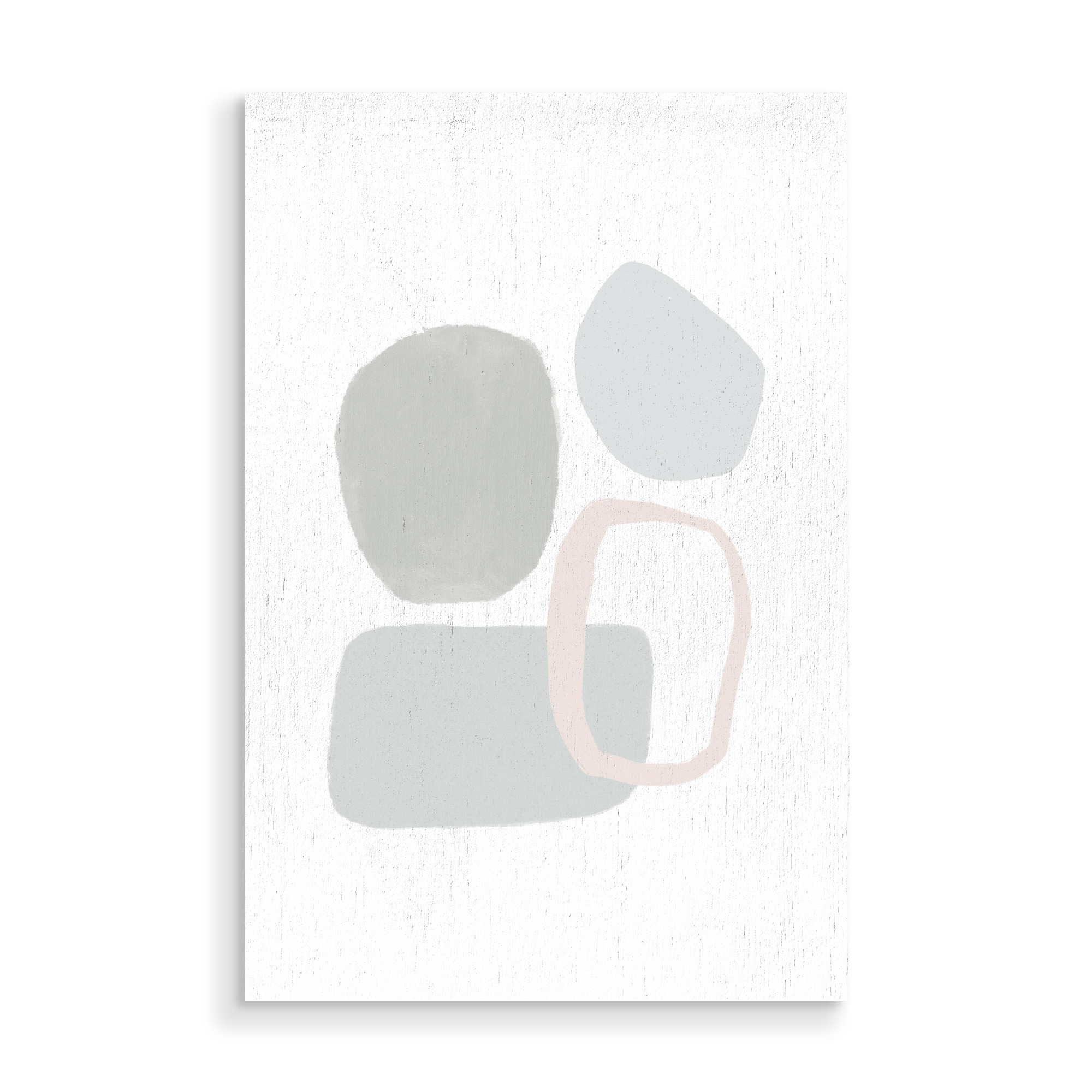 Holzbild "I am Brave" artboxONE - Abstrakt,Geometrie - Pastell,Pastellfarben,Abstract,Abstrakt,Formen,Geometrie,Geometry,Forms,Minimal,Minimalismus