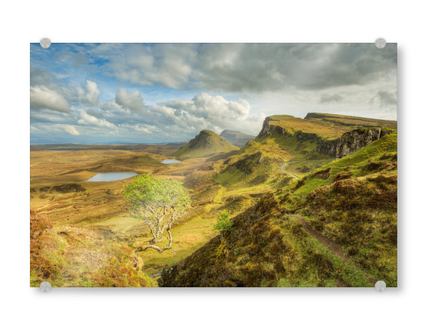 Acrylglasbild "Quiraing Isle of Skye Schottland" artboxONE - Natur,Reise,Reise / Länder