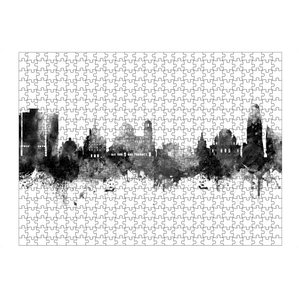 artboxONE Puzzle "Sofia Bulgaria Skyline Black" artboxONE - Städte,Schwarzweiß