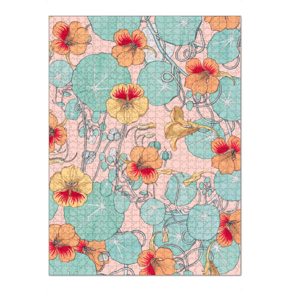 Puzzle Ravensburger "Lily Pond" artboxONE - Floral,Abstrakt