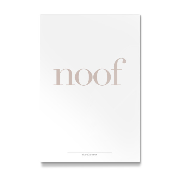 Galerie-Print "NOOF Typo" 30x20 cm artboxONE