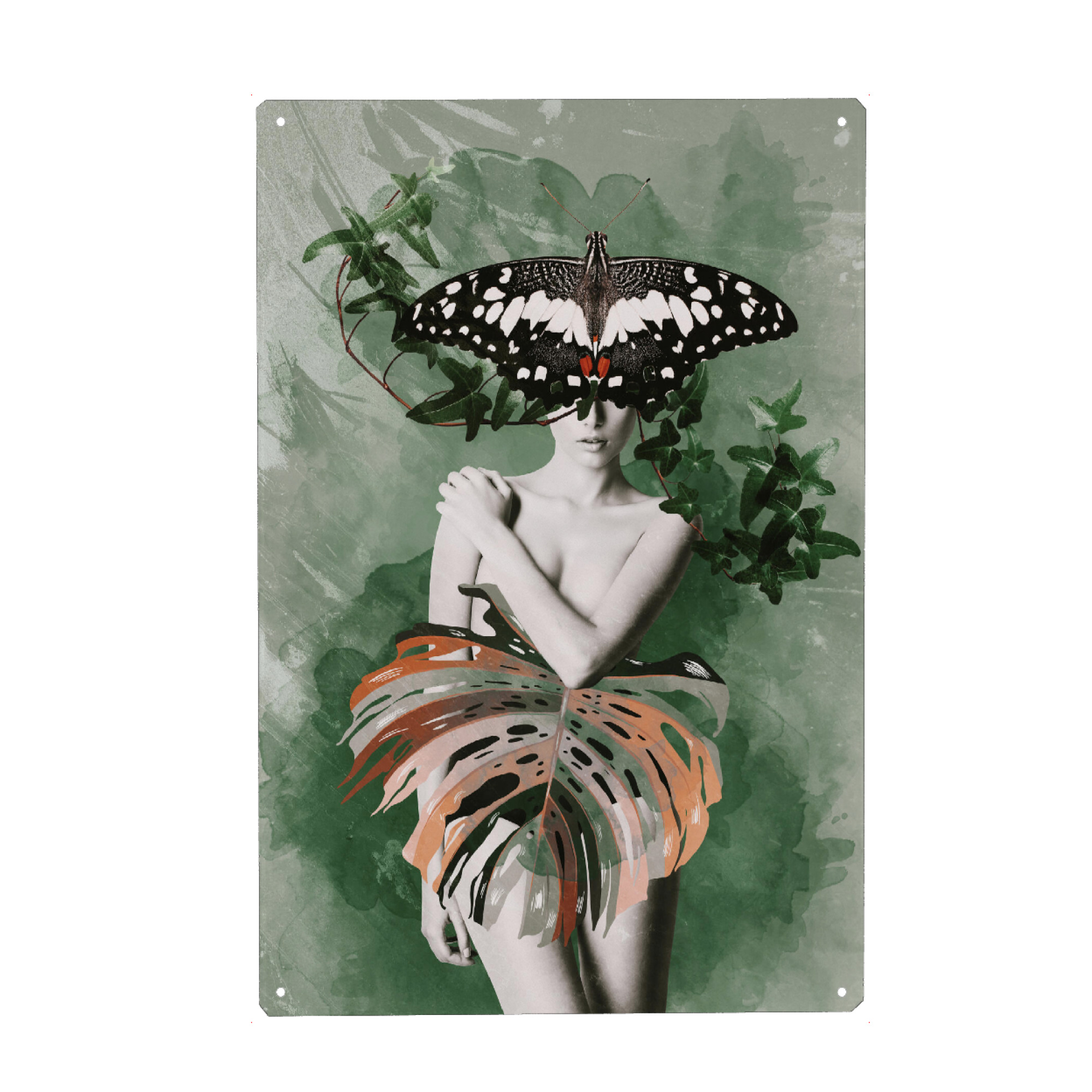 Metall Poster "Haley" artboxONE - Natur,Floral,Tiere