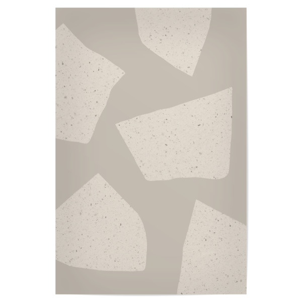 Poster 30x20 cm "Big Terrazzo" artboxONE - Abstrakt,Geometrie