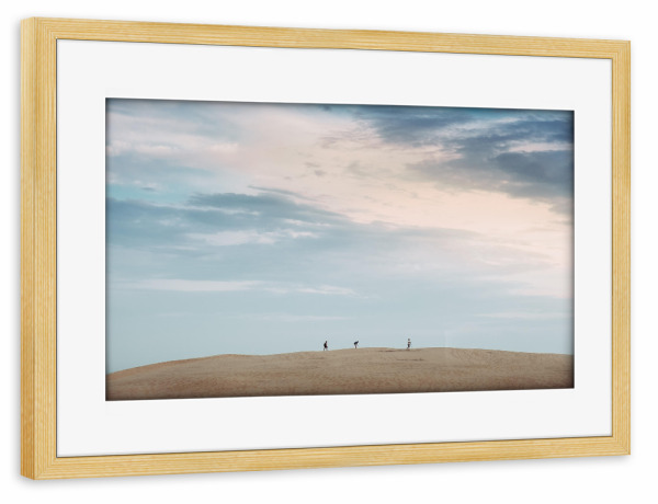 Poster mit Rahmen kiefer "In einer Reihe" artboxONE - Natur,Reise,Abstrakt,Reise / Strand und Meer,Reise / Länder