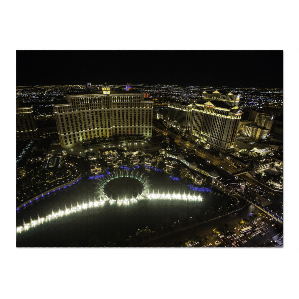 Puzzle Ravensburger "Vegas bei Nacht" artboxONE - Reise,Architektur,Reise / Länder,Städte / Las Vegas