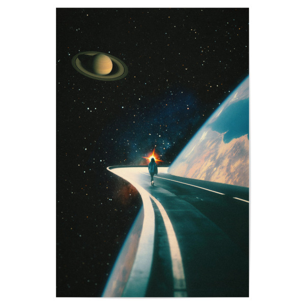 Poster "Determination" artboxONE - Fiktion,Sport / Motivation,Galaxy