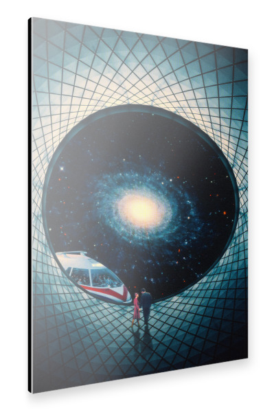 Alu-Dibond "Time To Go" 30x20 cm artboxONE