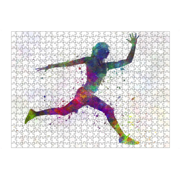 Puzzle Ravensburger "Woman runner jogger running-g" artboxONE - Sport
