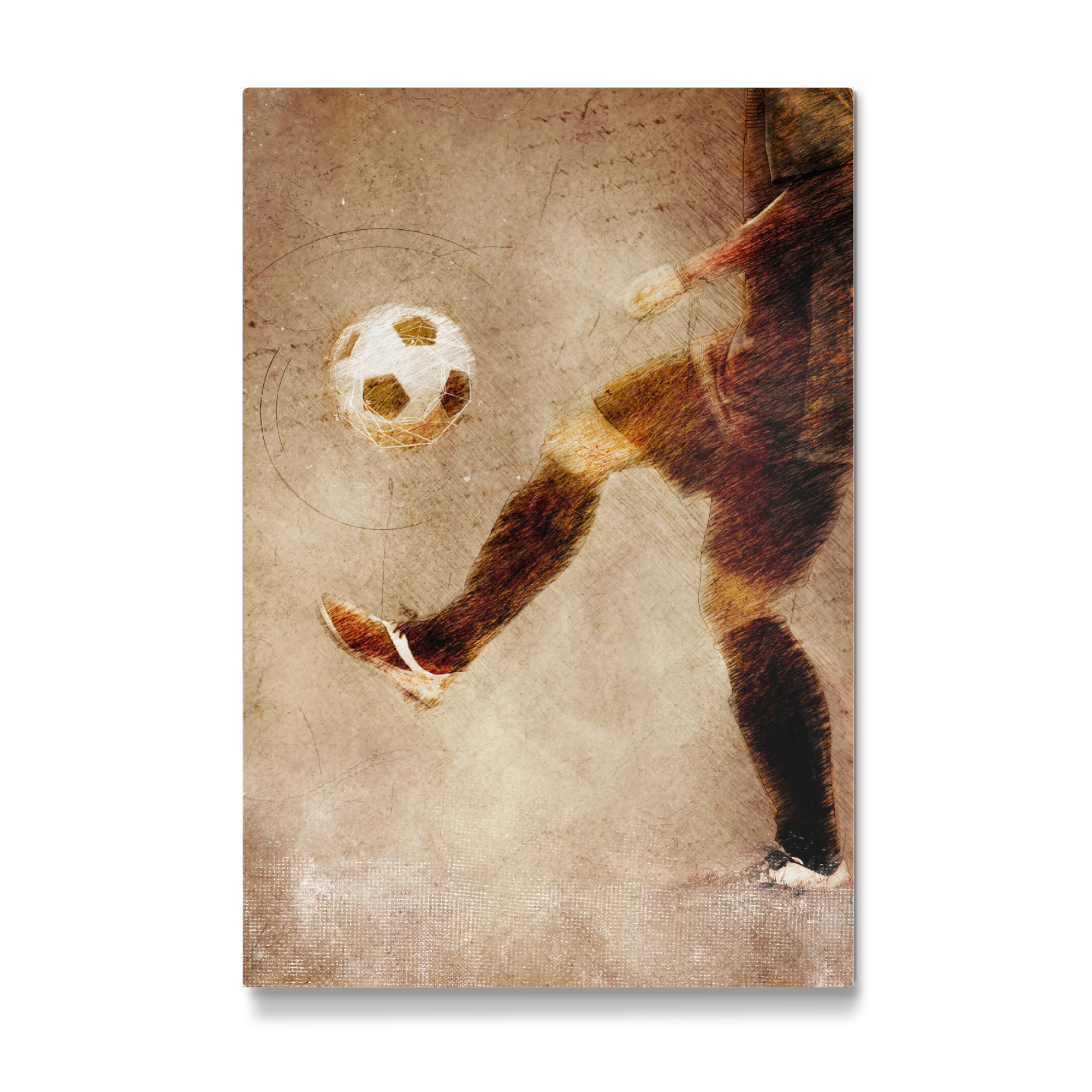 Galerie-Print "Football illustration sport" 75x50 cm artboxONE