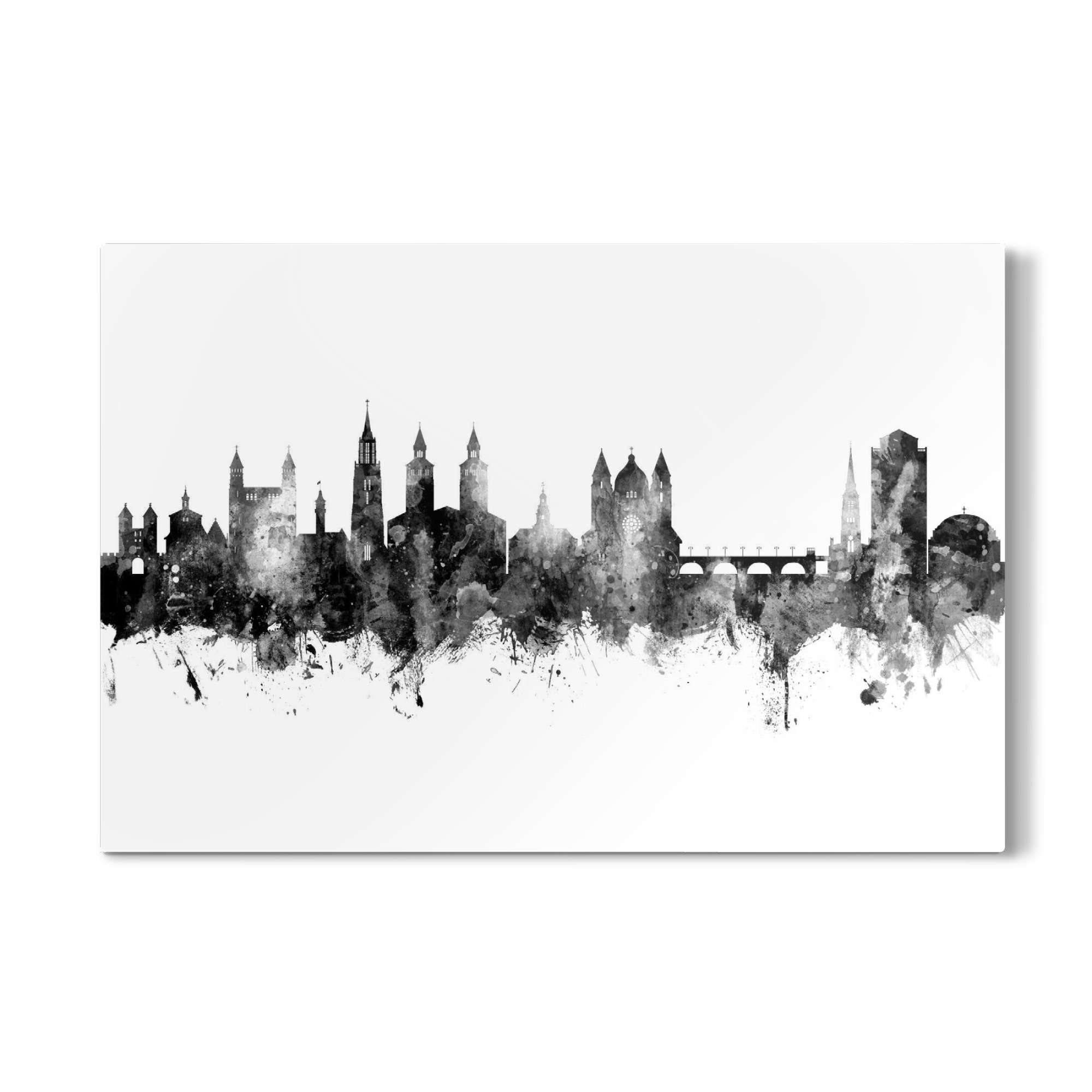 Galerie-Print "Maastricht Skyline Black" 30x20 cm artboxONE