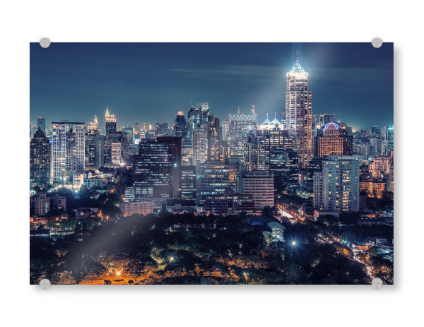 Acrylglasbild "Bangkok downtown" artboxONE - Städte,Reise,Architektur,Reise / Asien,Reise / Länder