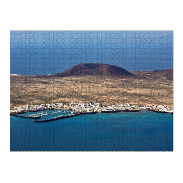 Puzzle Ravensburger "La Graciosa" artboxONE - Natur,Reise,Reise / Strand und Meer,Reise / Länder