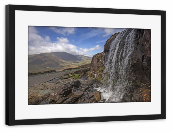 Poster mit Rahmen schwarz "Irland - Connor Pass" artboxONE - Natur,Reise,Reise / Länder
