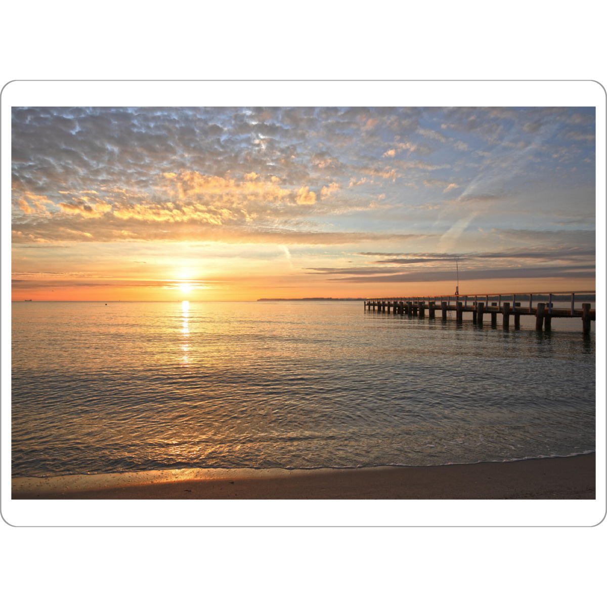 Tischset "Morgenidylle an der Ostsee" artboxONE - Natur,Reise,Reise / Strand und Meer