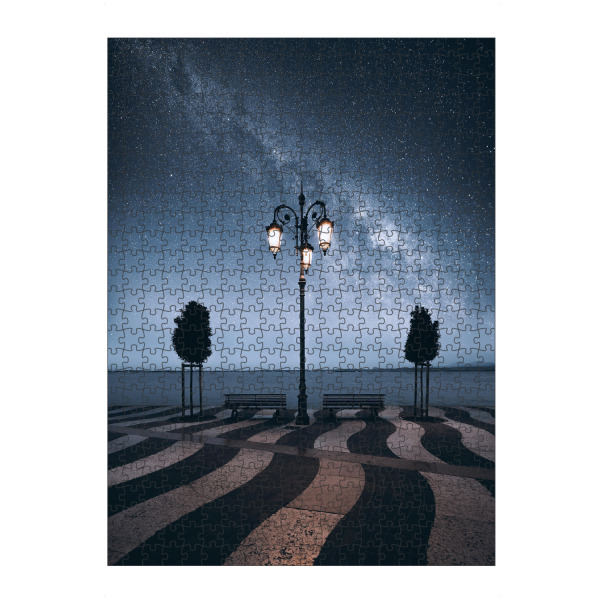 Puzzle Ravensburger "With the Stars" artboxONE - Natur,Reise,Galaxy