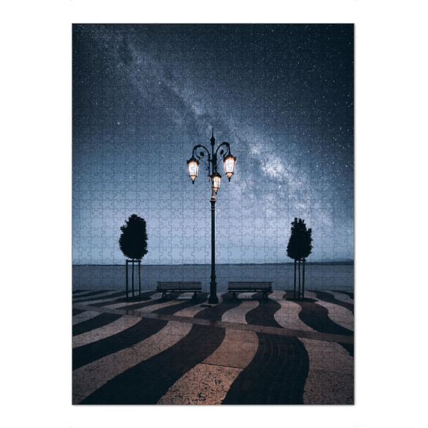 Puzzle Ravensburger "With the Stars" artboxONE - Natur,Reise,Galaxy