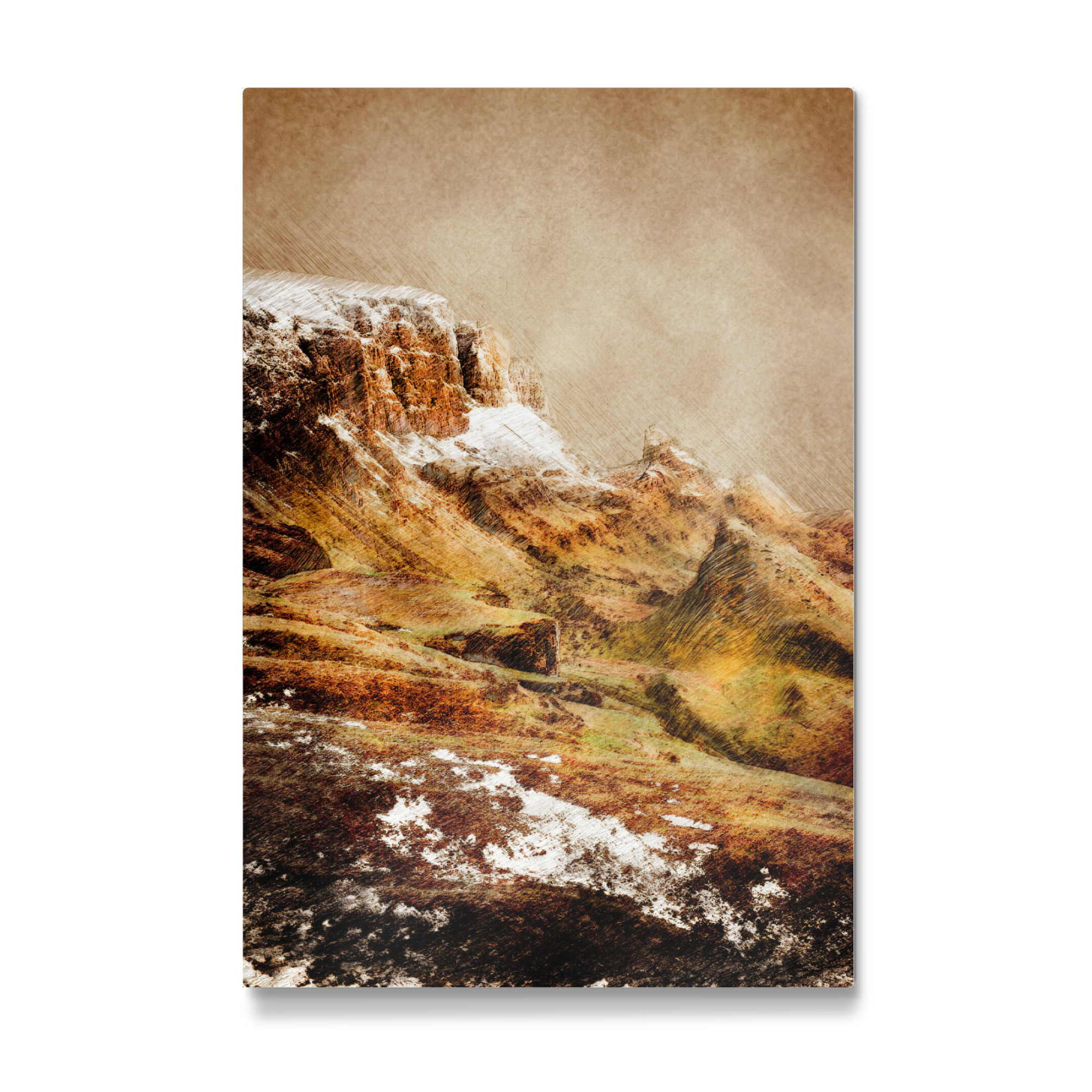 Galerie-Print "Scotland landscape painting" 30x20 cm artboxONE