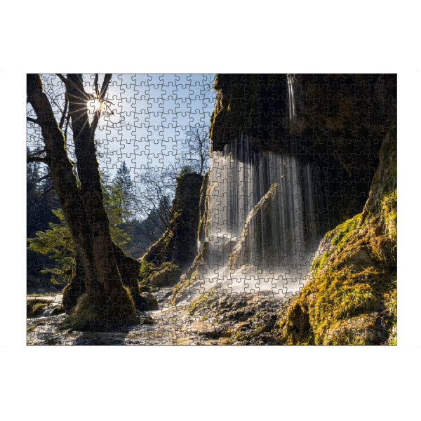 artboxONE Puzzle "Sonnenaufgang Schleierfälle" artboxONE - Natur