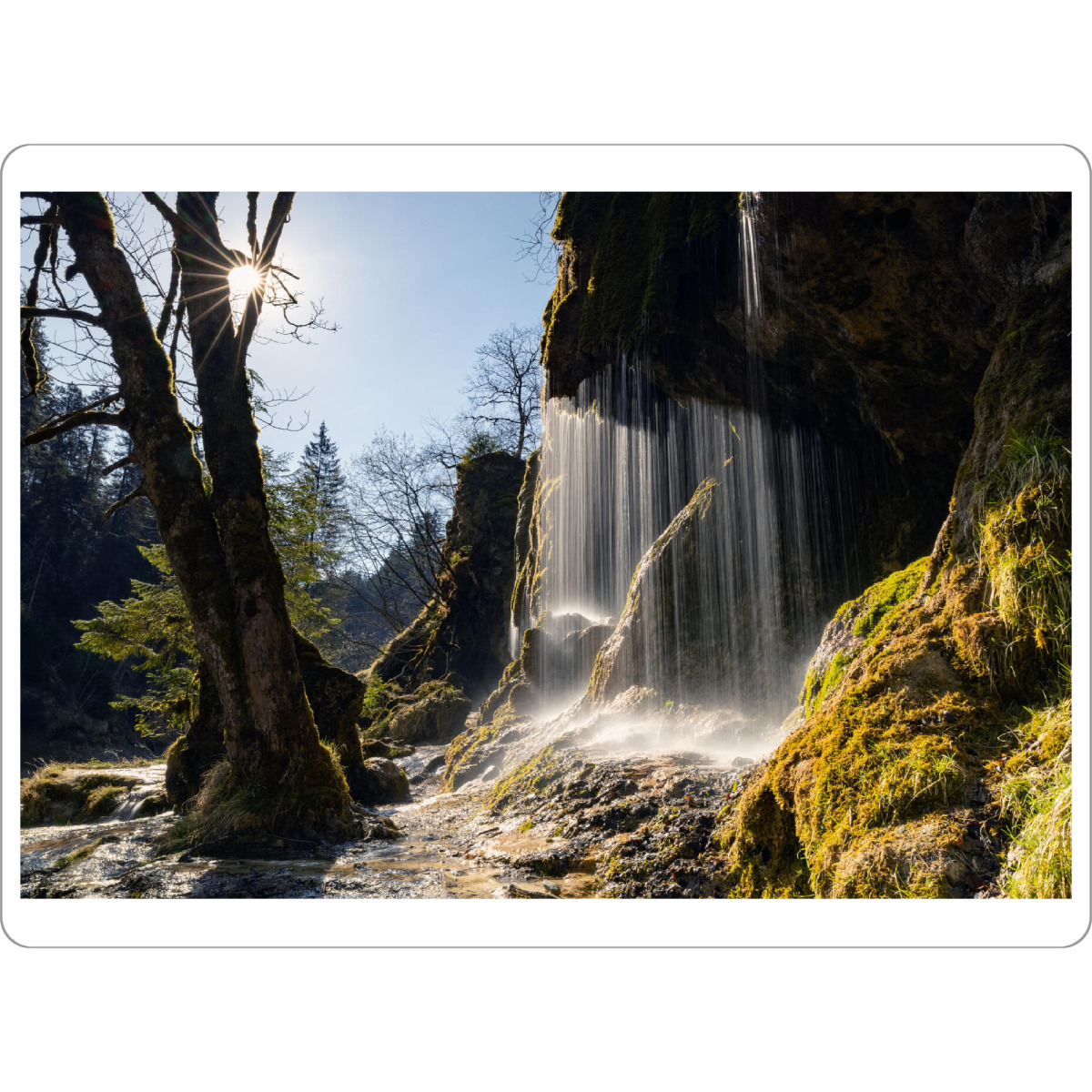 Tischset "Sonnenaufgang Schleierfälle" artboxONE - Natur