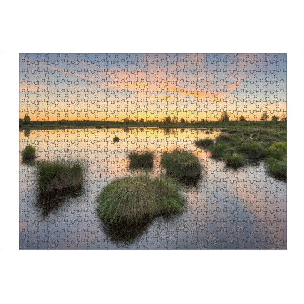 Puzzle Ravensburger "Abends im Hohen Venn" artboxONE - Natur,Reise,Reise / Länder