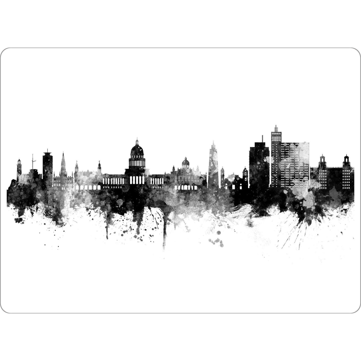 Tischset "Havana Cuba Skyline Black" artboxONE - Städte,Schwarzweiß
