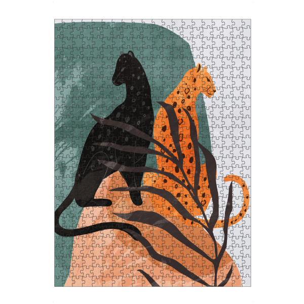 Puzzle Ravensburger "Big Cats" artboxONE - Natur,Floral,Tiere