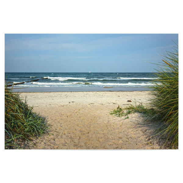 Poster 30x20 cm "Urlaubsstimmung am Ostseestrad" artboxONE - Natur,Reise,Reise / Strand und Meer