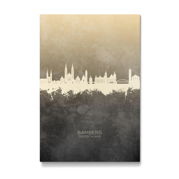 Galerie-Print "Bamberg Germany Skyline Taupe" 30x20 cm artboxONE