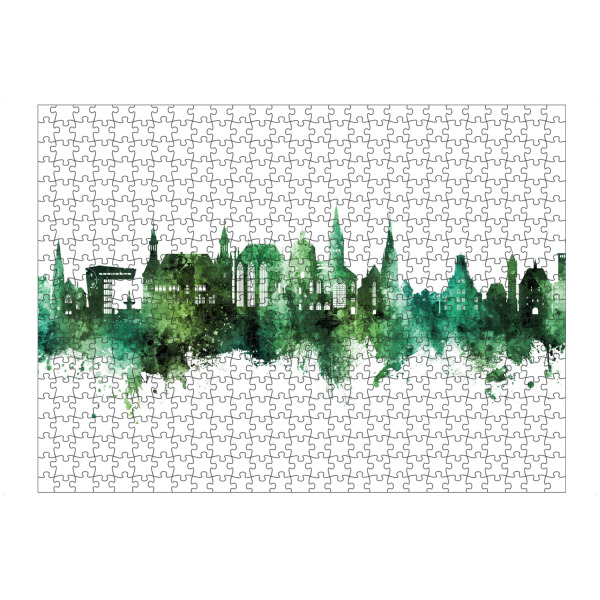 artboxONE Puzzle "Aachen Germany Skyline Green" artboxONE - Städte