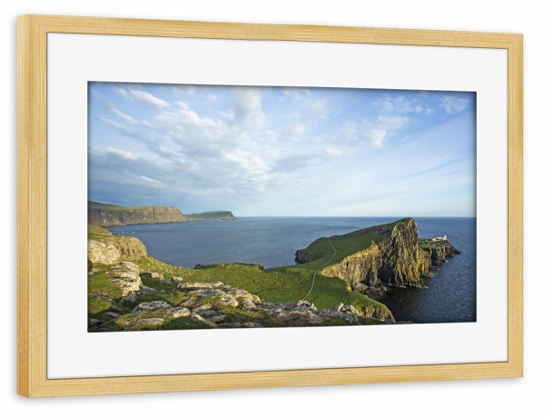 Poster mit Rahmen kiefer "Neist Point Lighthouse" artboxONE - Natur,Reise,Reise / Länder