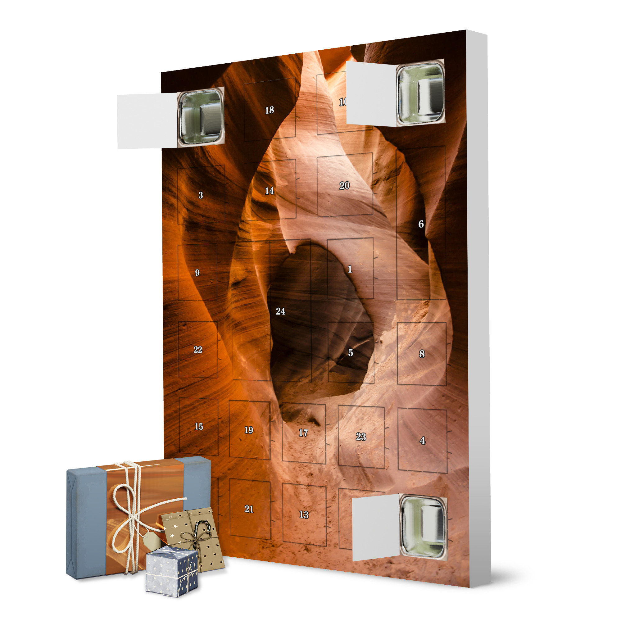 Adventskalender zum Selbstbefüllen Pure Faszination Antelope Cayon artboxONE Adventskalender Natur