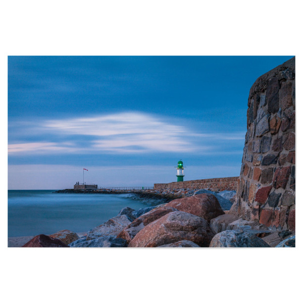 Poster "Mole und Molenturm abends" artboxONE - Natur,Reise,Architektur,Reise / Strand und Meer