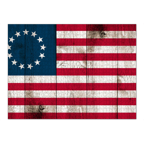 Puzzle Ravensburger "The Betsy Ross Flag" artboxONE - Reise / Länder