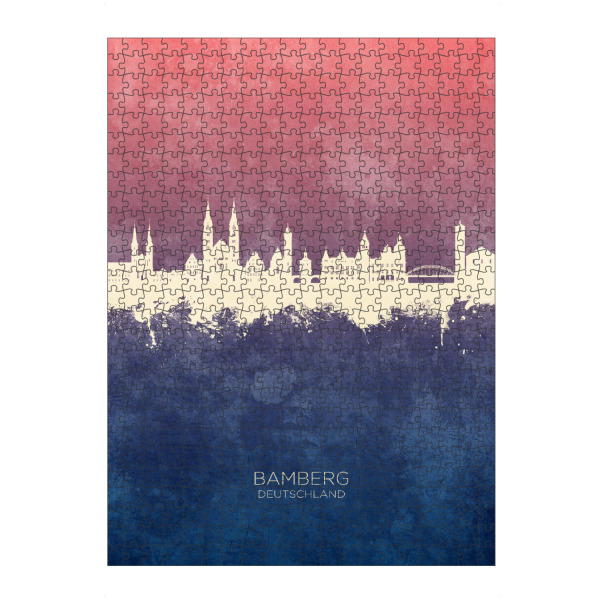 artboxONE Puzzle "Bamberg Germany Skyline BlueRose" artboxONE - Städte