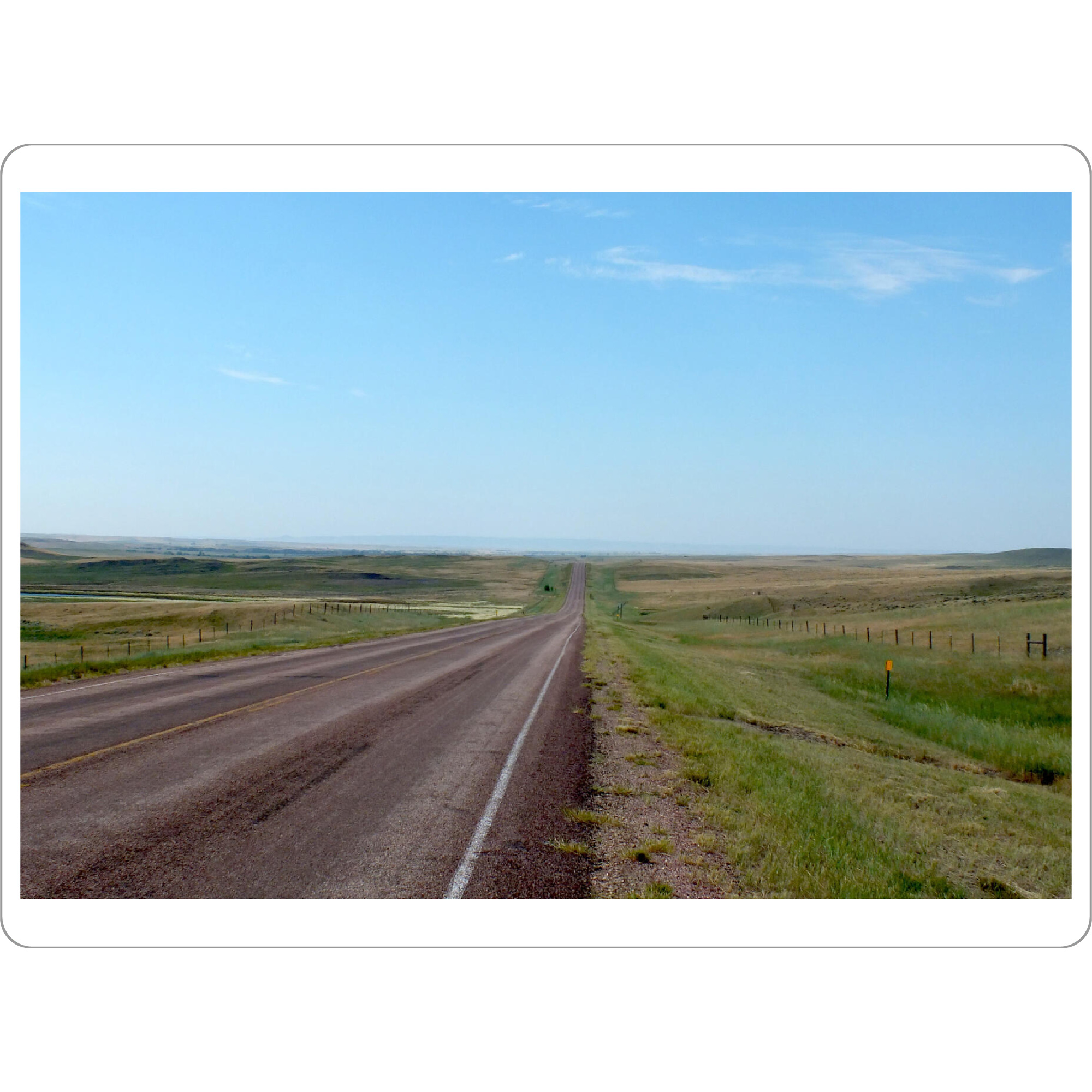 Tischset "US Prairie Road" artboxONE - Natur,Reise / Länder