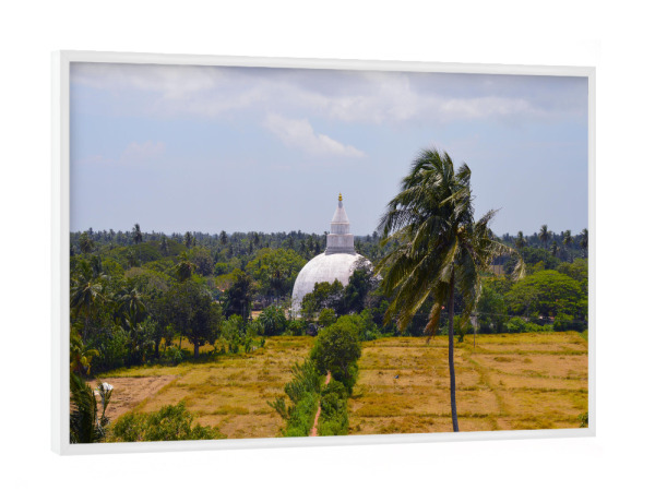 Poster mit weißem Rahmen "Buddhist Temple Tissa" artboxONE - Reise / Asien