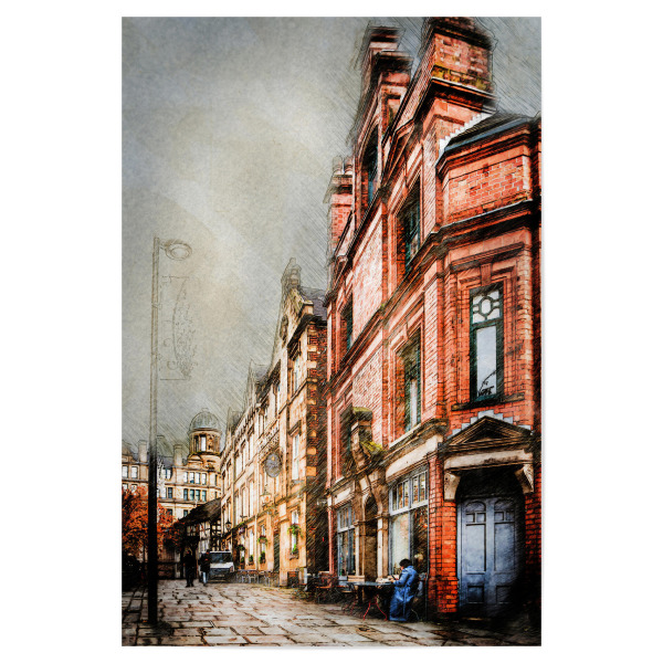 Poster 30x20 cm "Manchester city life" artboxONE - Städte,Reise