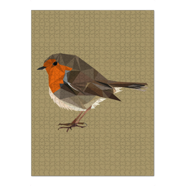 Puzzle Ravensburger "Rotkehlchen - heimischer Vogel" artboxONE - Natur,Tiere