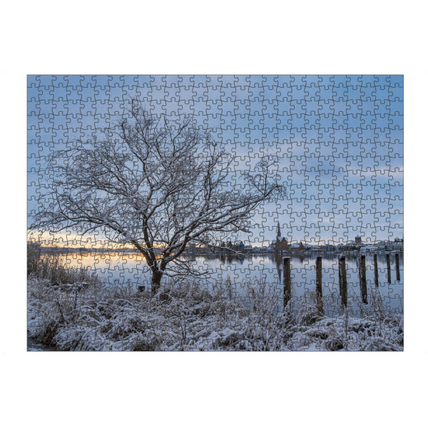 artboxONE Puzzle "Baum, Dalben und Schilf" artboxONE - Natur,Reise,Architektur,Städte / Weitere