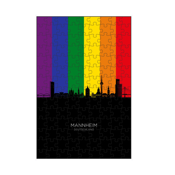 artboxONE Puzzle "Mannheim Germany Skyline Pride" artboxONE - Städte