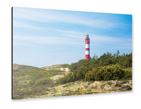Alu-Dibond "Leuchtturm in der Düne" 30x20 cm artboxONE