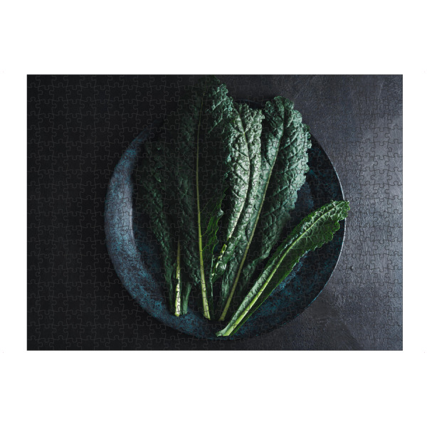 Puzzle Ravensburger "Cavolo nero black kale" artboxONE - Essen & Trinken,Essen & Trinken / Obst & Gemüse